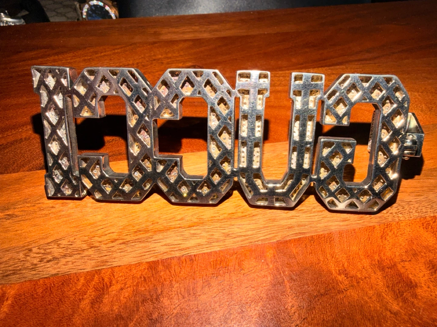 GUCCI Custom Made Iced Out CZ Pendant 925 - photo 2