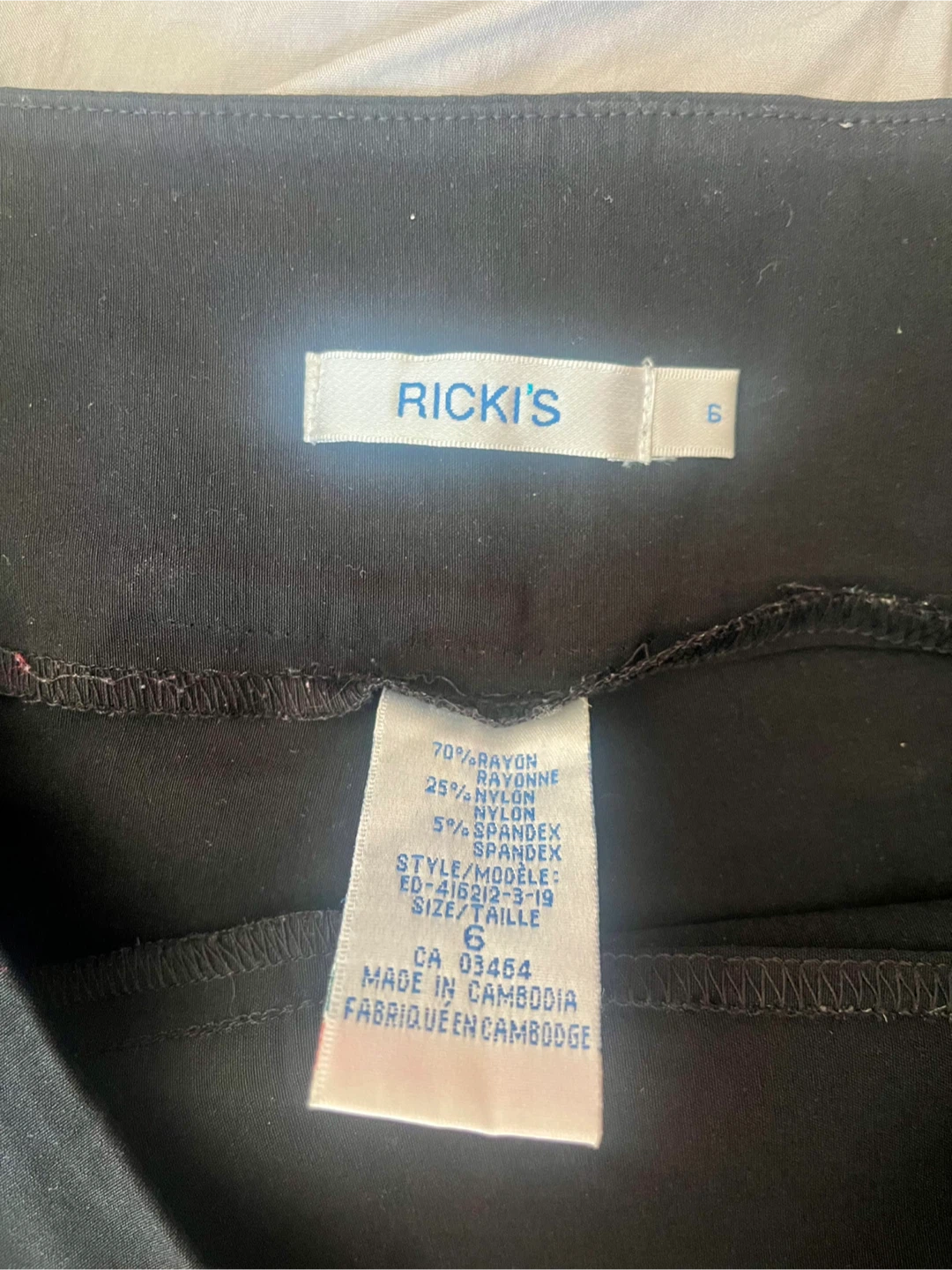 RICKI'S Black Capri Pant - photo 3