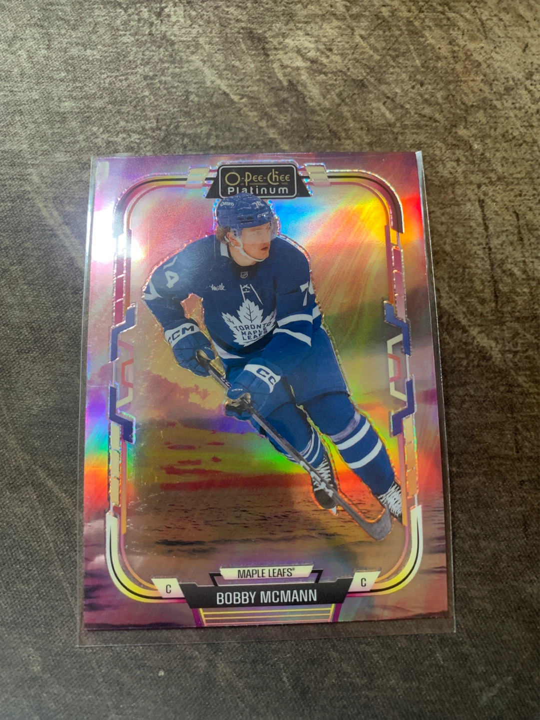 2025-26 O-Pee-Chee Platinum Bobby McMann Hockey Card