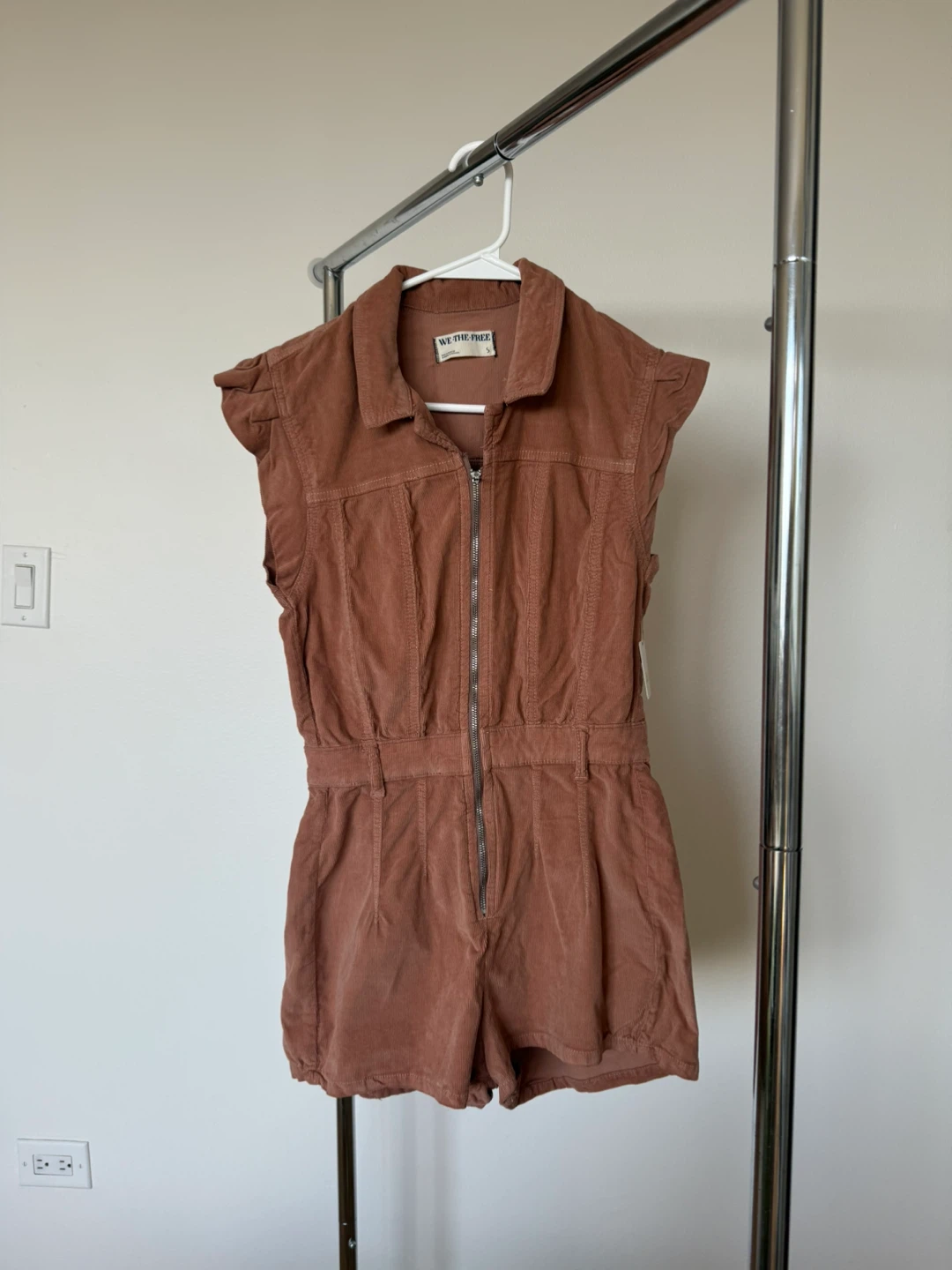 Free People Corduroy Romper — Size S New with Tags