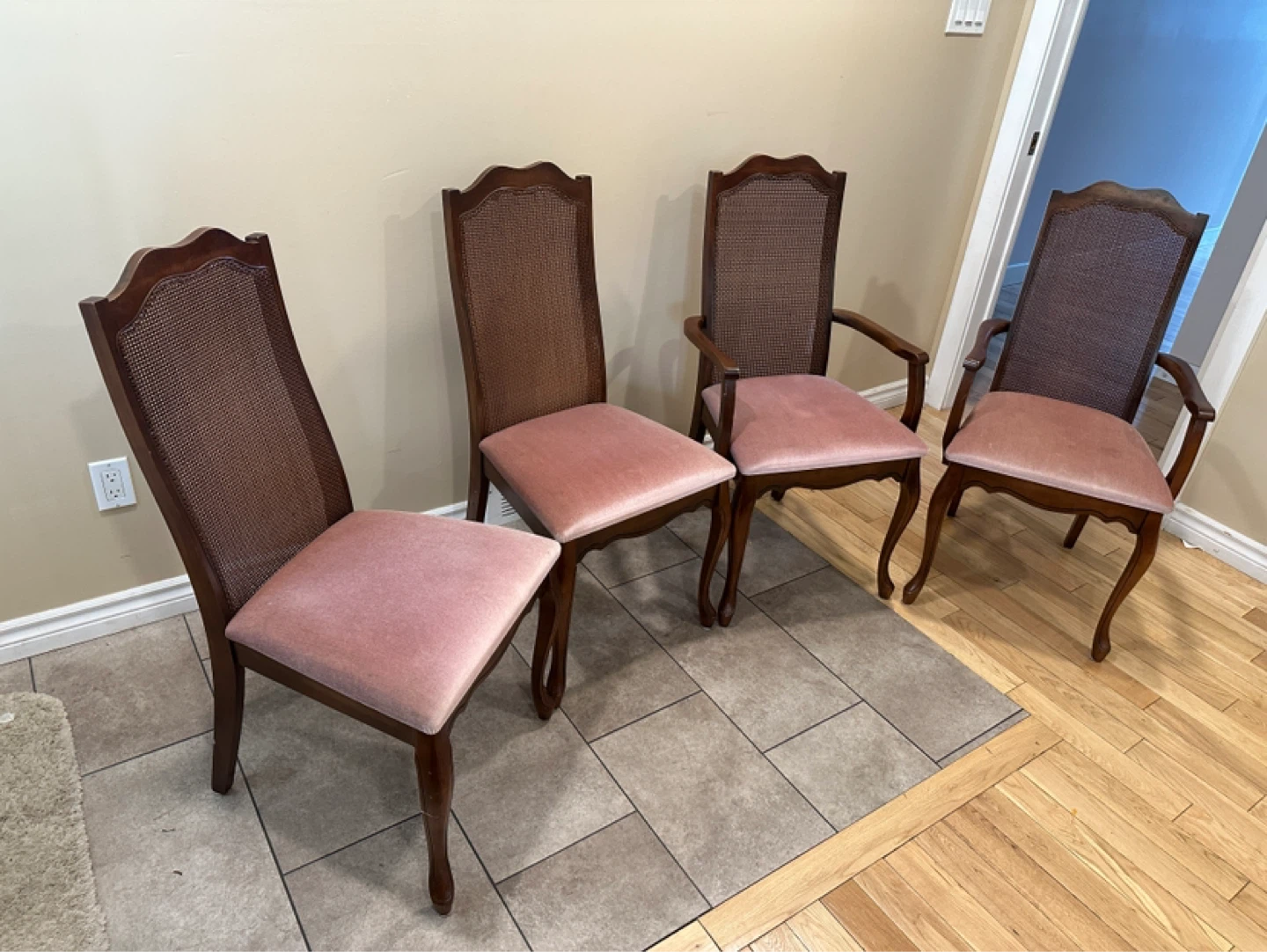 Vintage Canapar French Provincial Dining Chairs (CAN DELIVER)