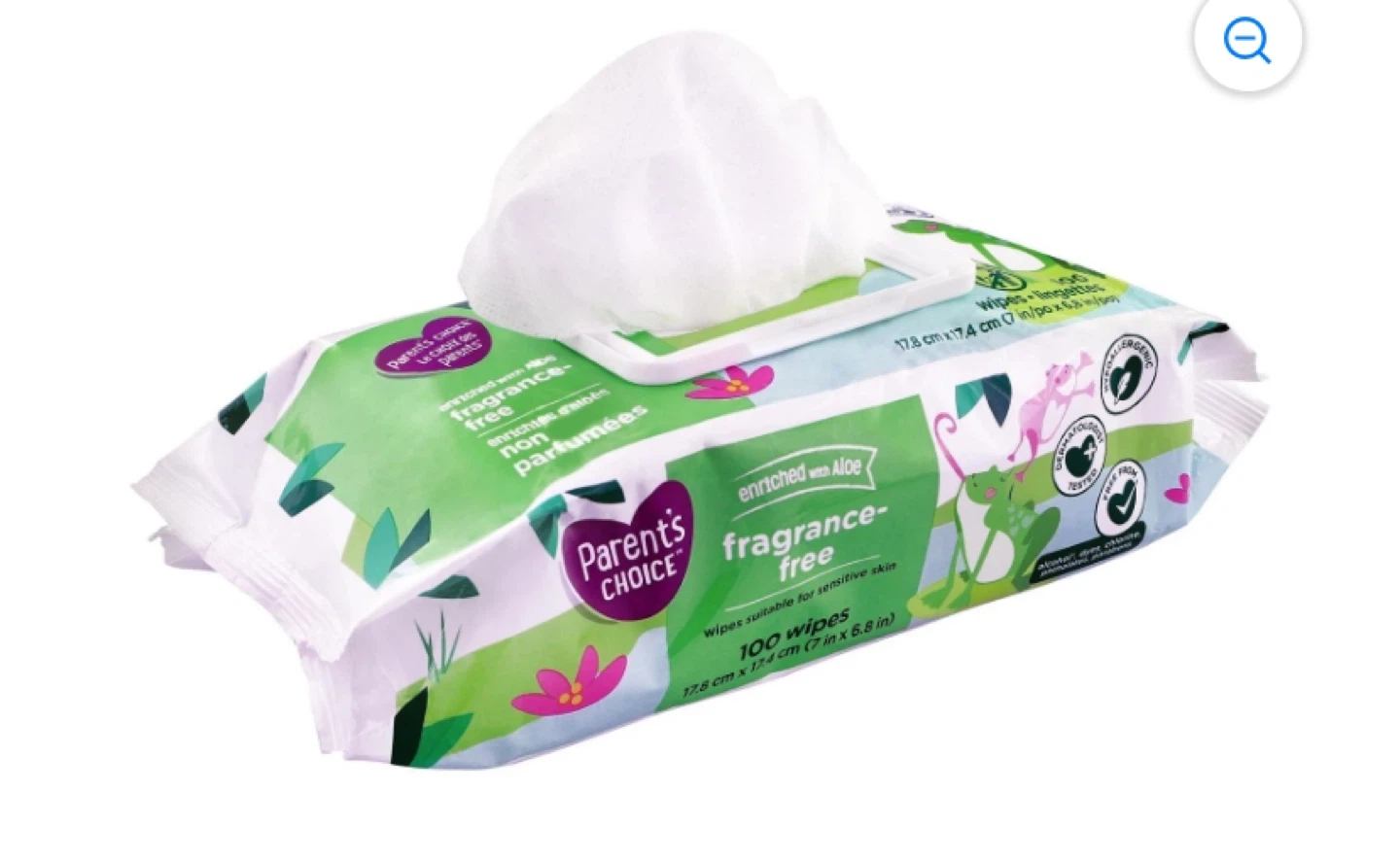 Parent’s Choice Enriched with Aloe Fragrance-Free Wipes