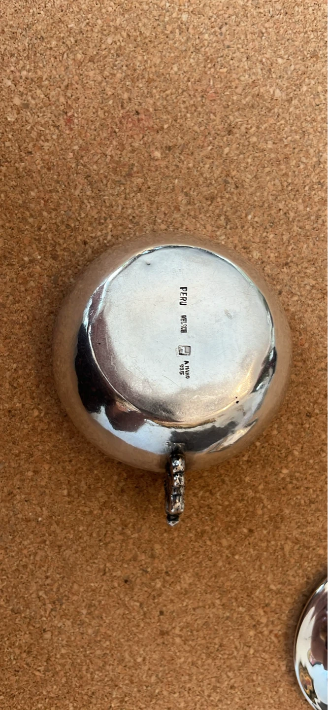 Sterling Silver Sugar Bowl with Lid - photo 2
