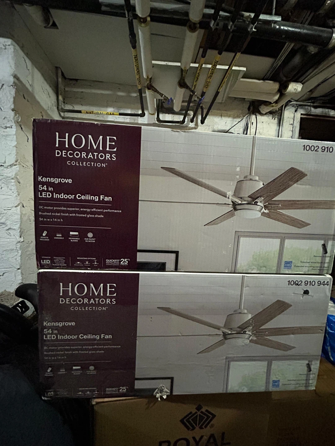 Home Decorators Collection Kensgrove 54" LED Indoor Ceiling Fan