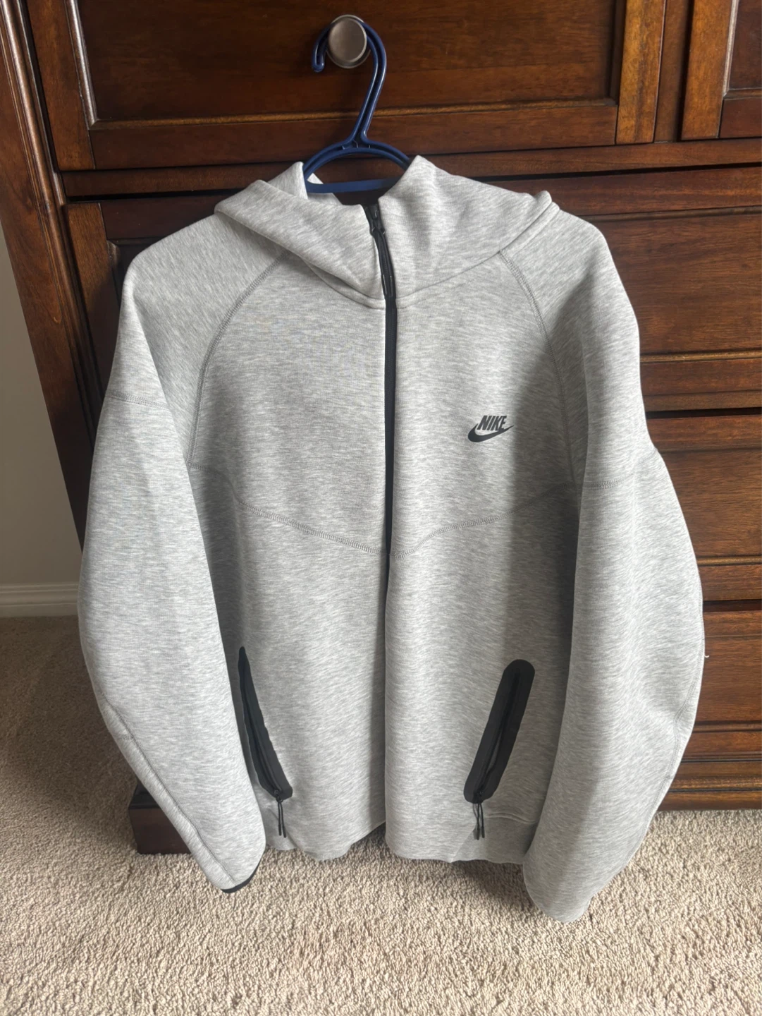 Gray Nike Tech Fleece