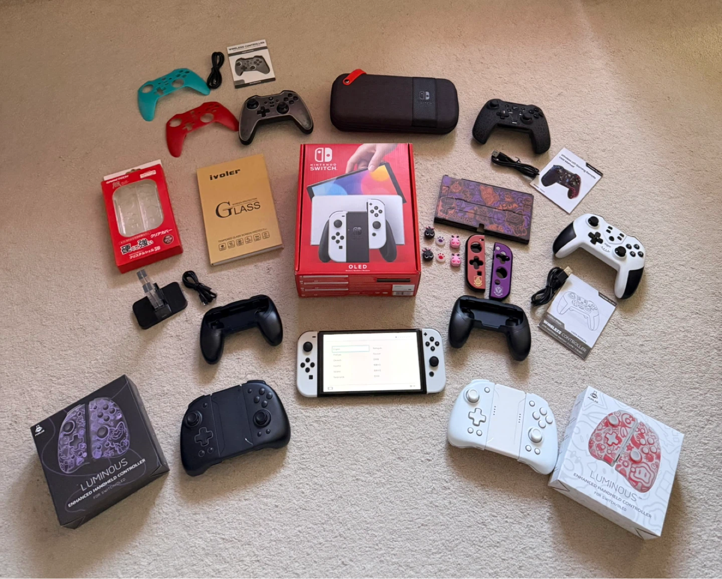 Nintendo Switch oled with huge bundle