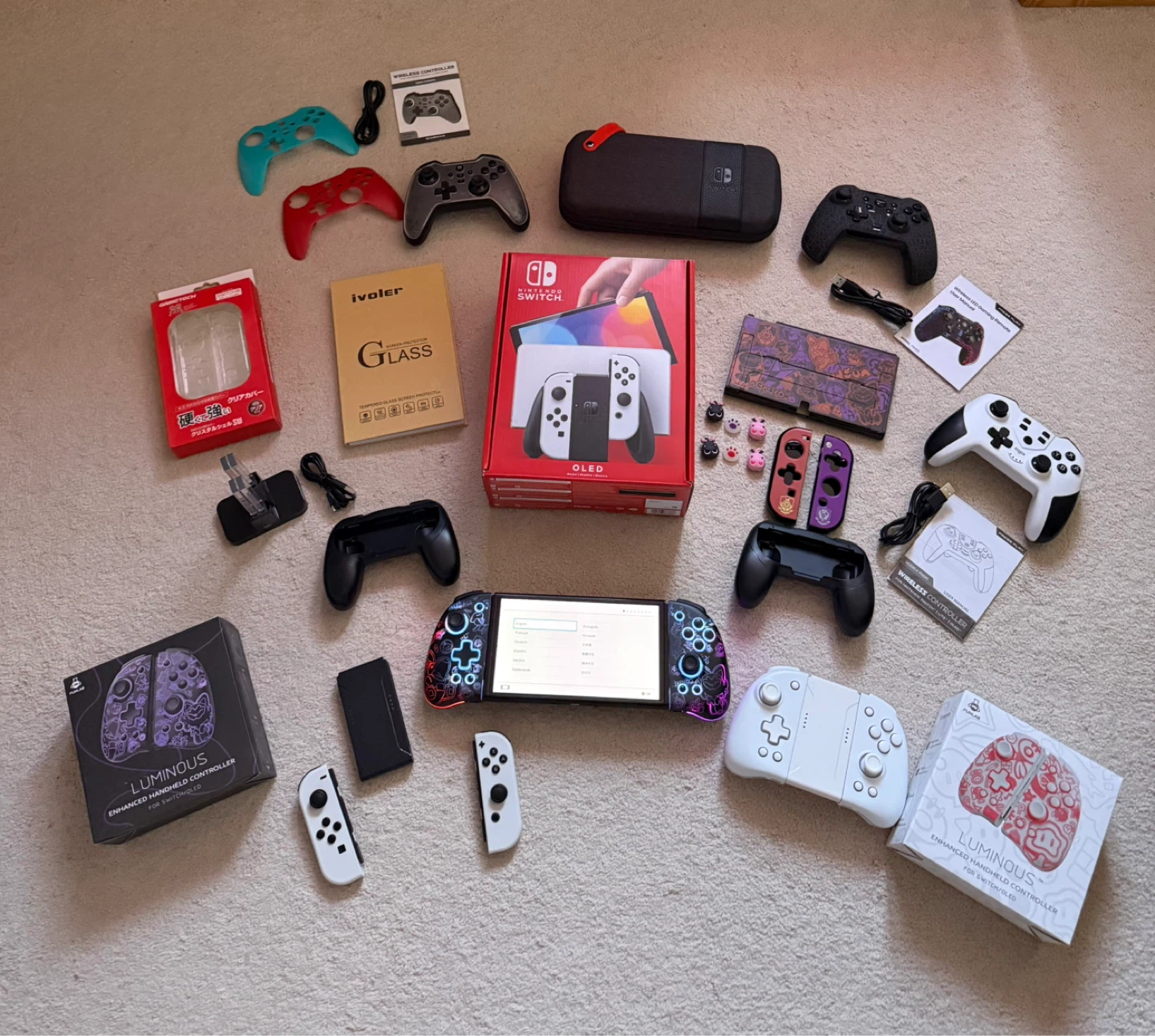 Nintendo Switch oled with huge bundle - photo 3