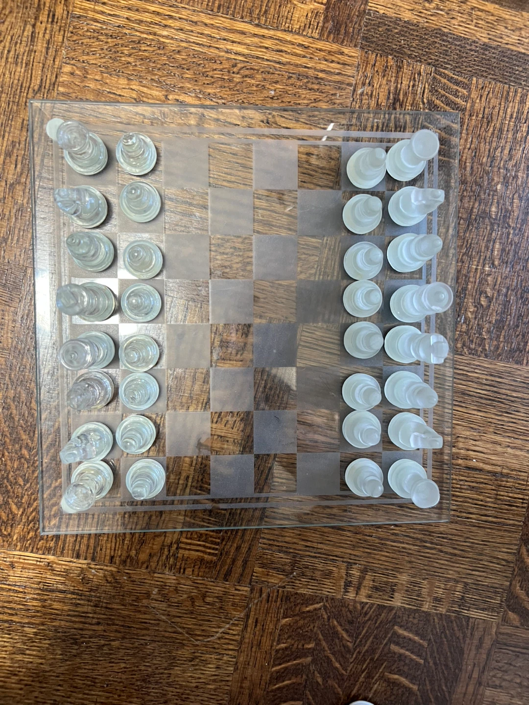 Glass Chess Set