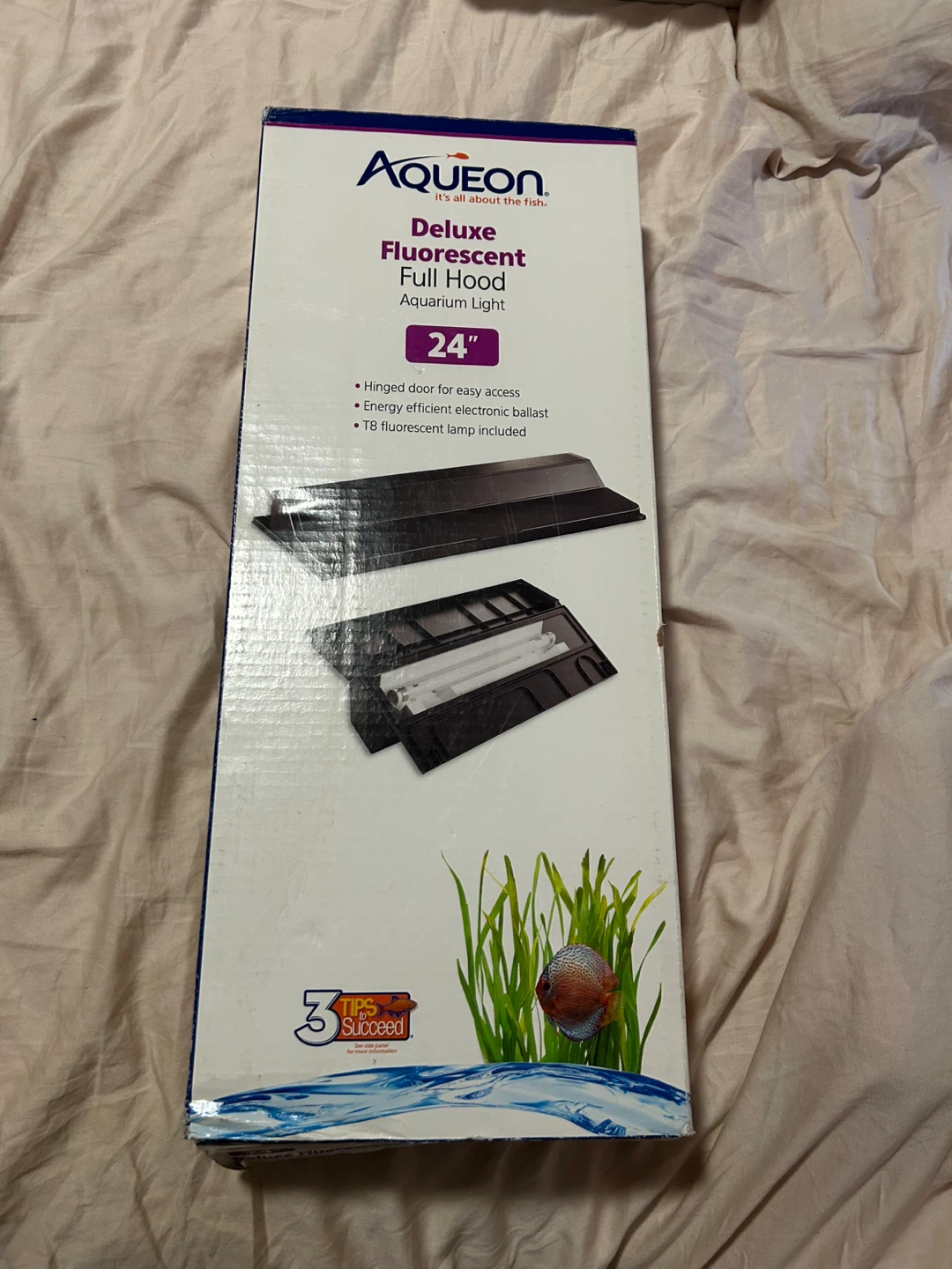 Aqueon Deluxe Fluorescent Full Hood Aquarium Light - 24" - photo 2