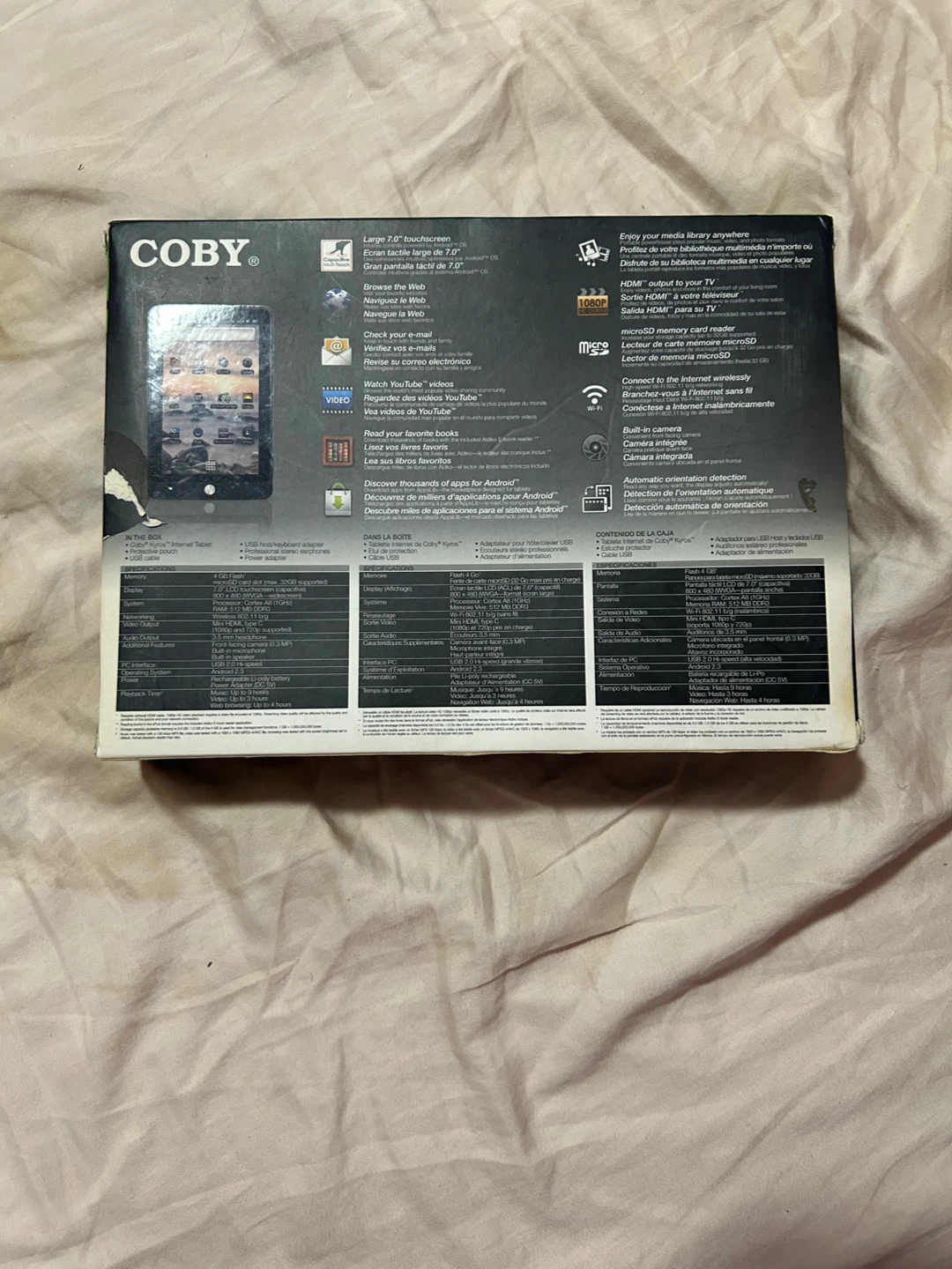 Coby Kyros 7" Touchscreen Internet Tablet - photo 2