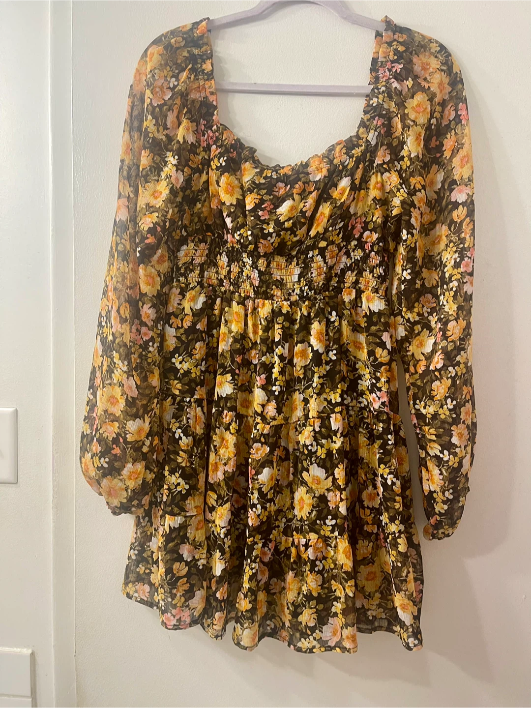 Lush fall floral dress - photo 2