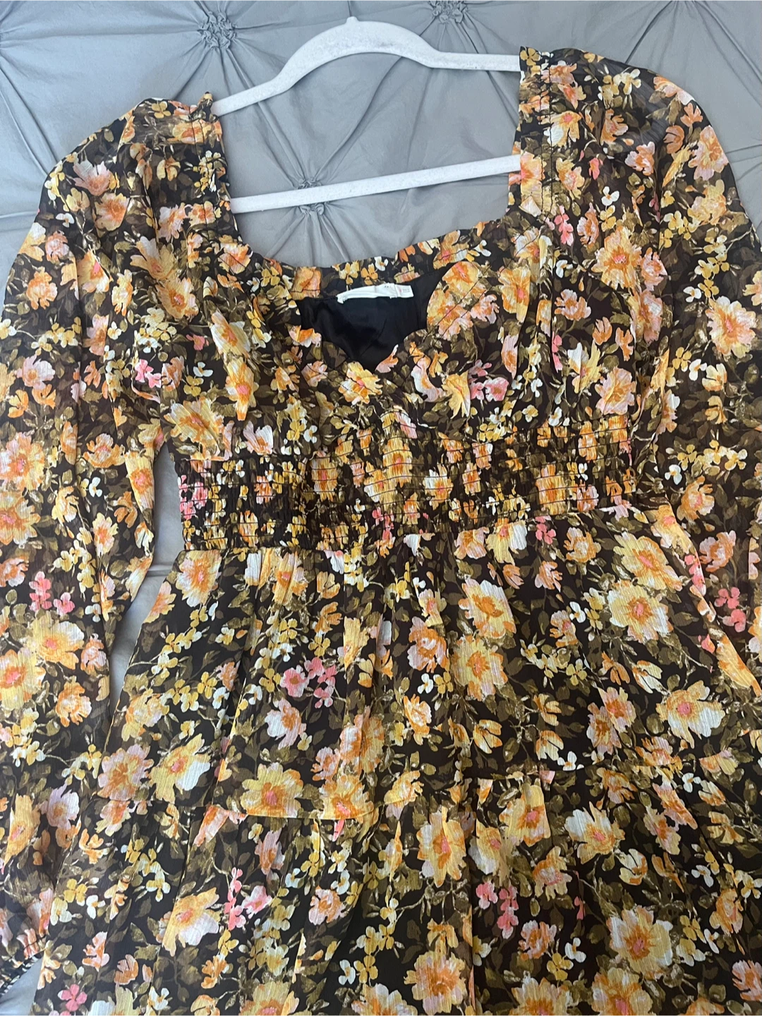 Lush fall floral dress - photo 3