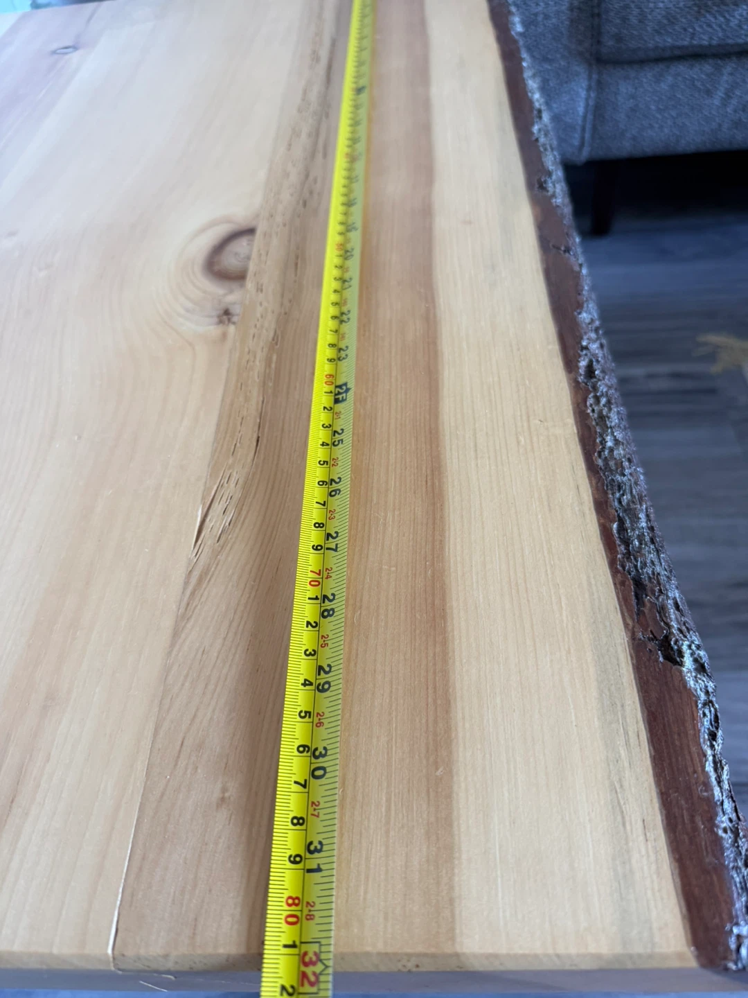 Live Edge Coffee Table with Black Hairpin Legs - photo 5