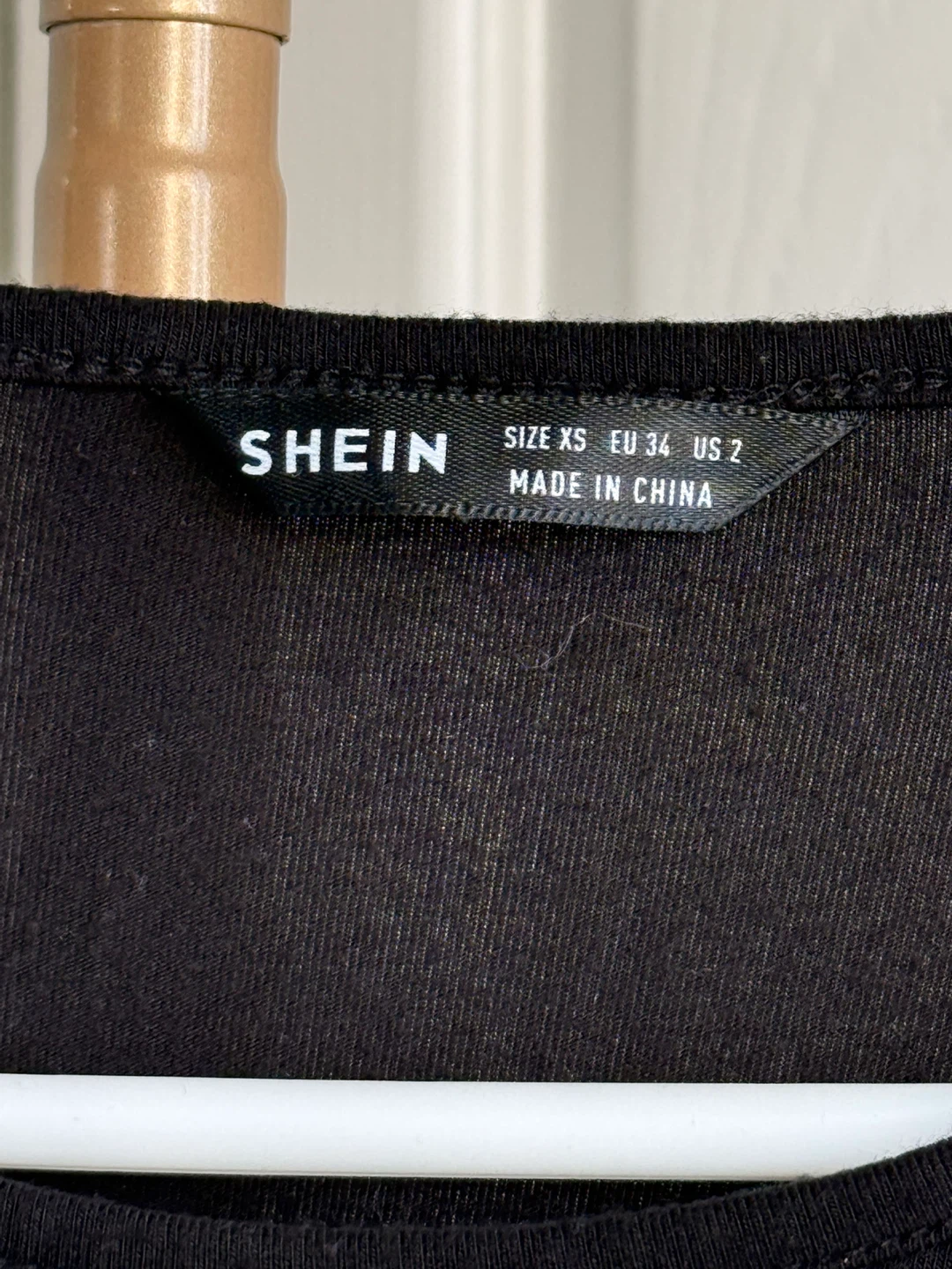 SHEIN Black Long Sleeve Tie-Back Crop Top - photo 3