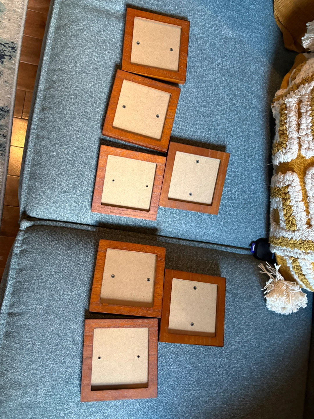 Set of 7 Small 4x4 Wooden  Frames - photo 3
