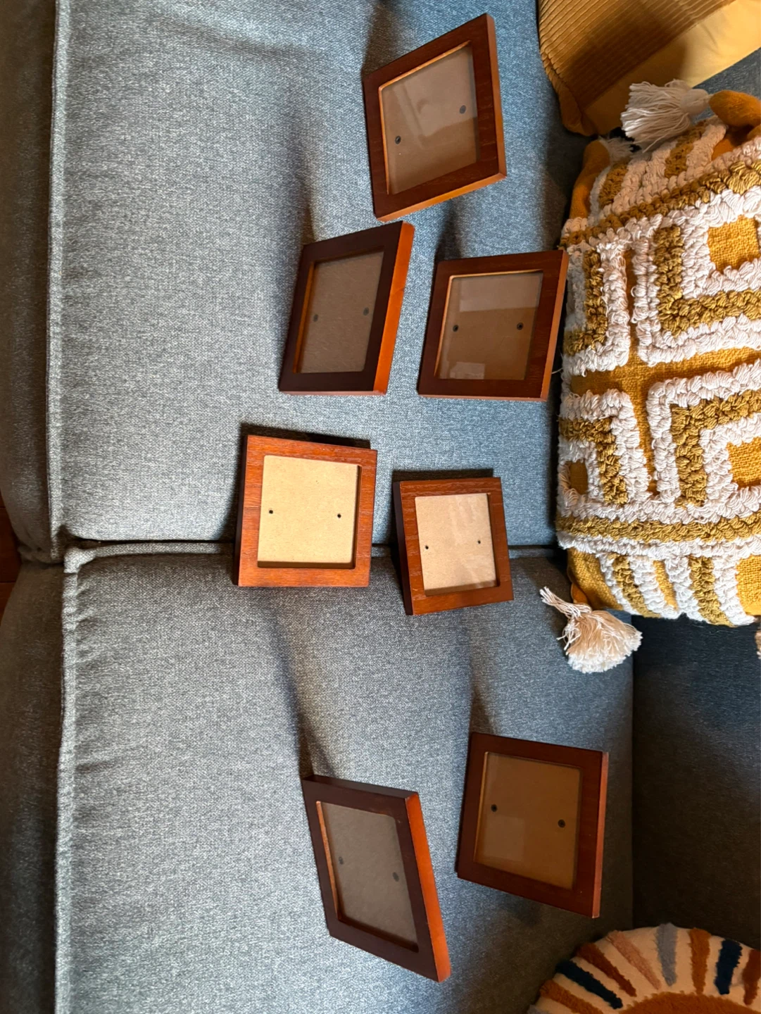 Set of 7 Small 4x4 Wooden  Frames - photo 2