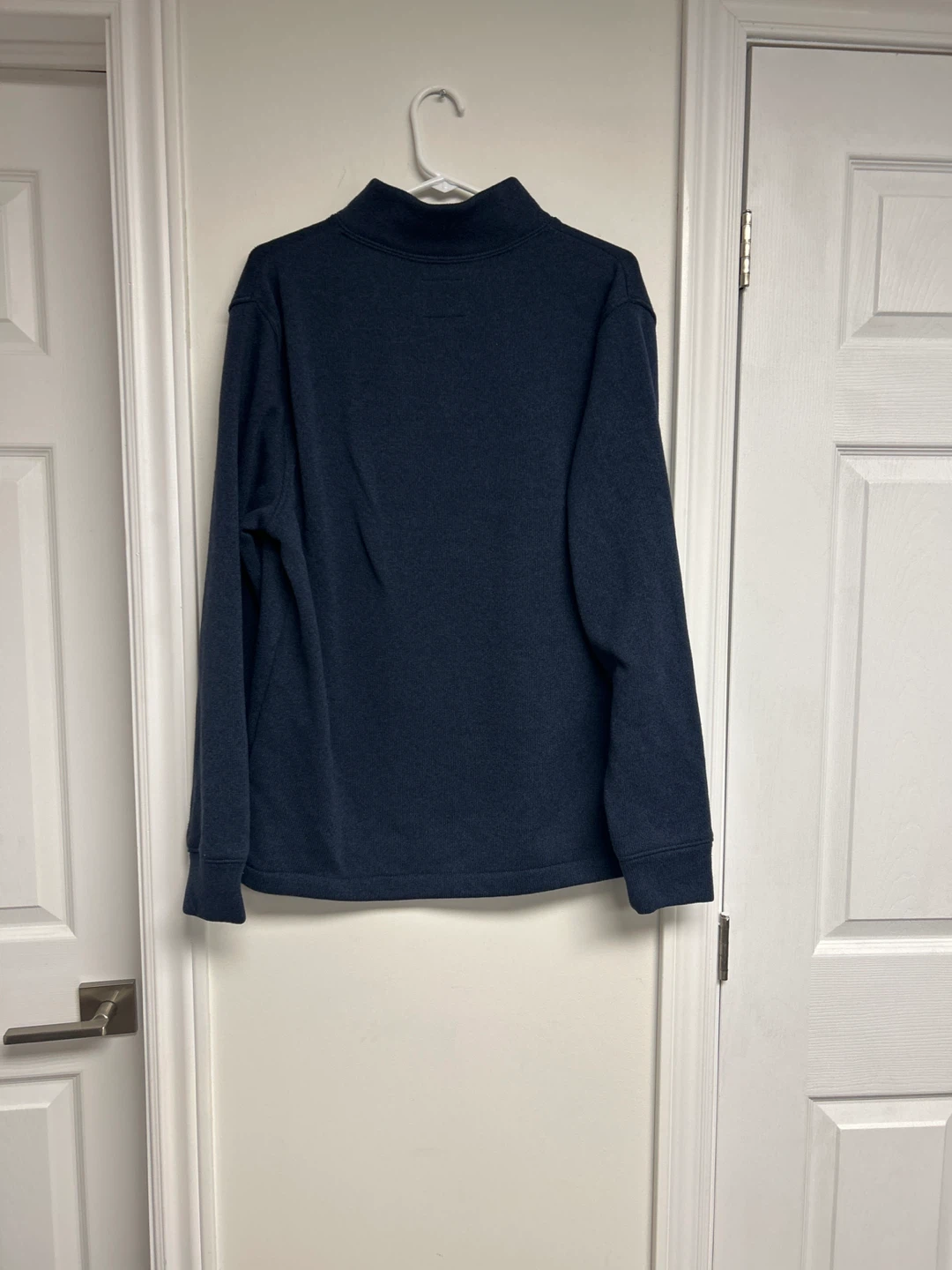 Old Navy Men's 1/4 Zip Pullover Sweater Navy Blue Size L - photo 3