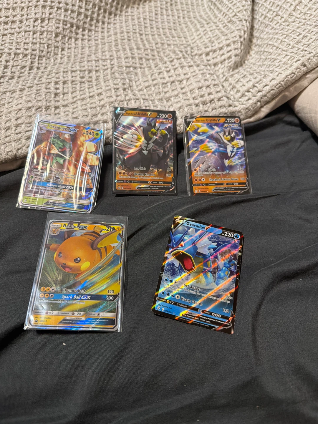 Pokémon Trading Card Bundle - Various V, VMAX, and EX Cards