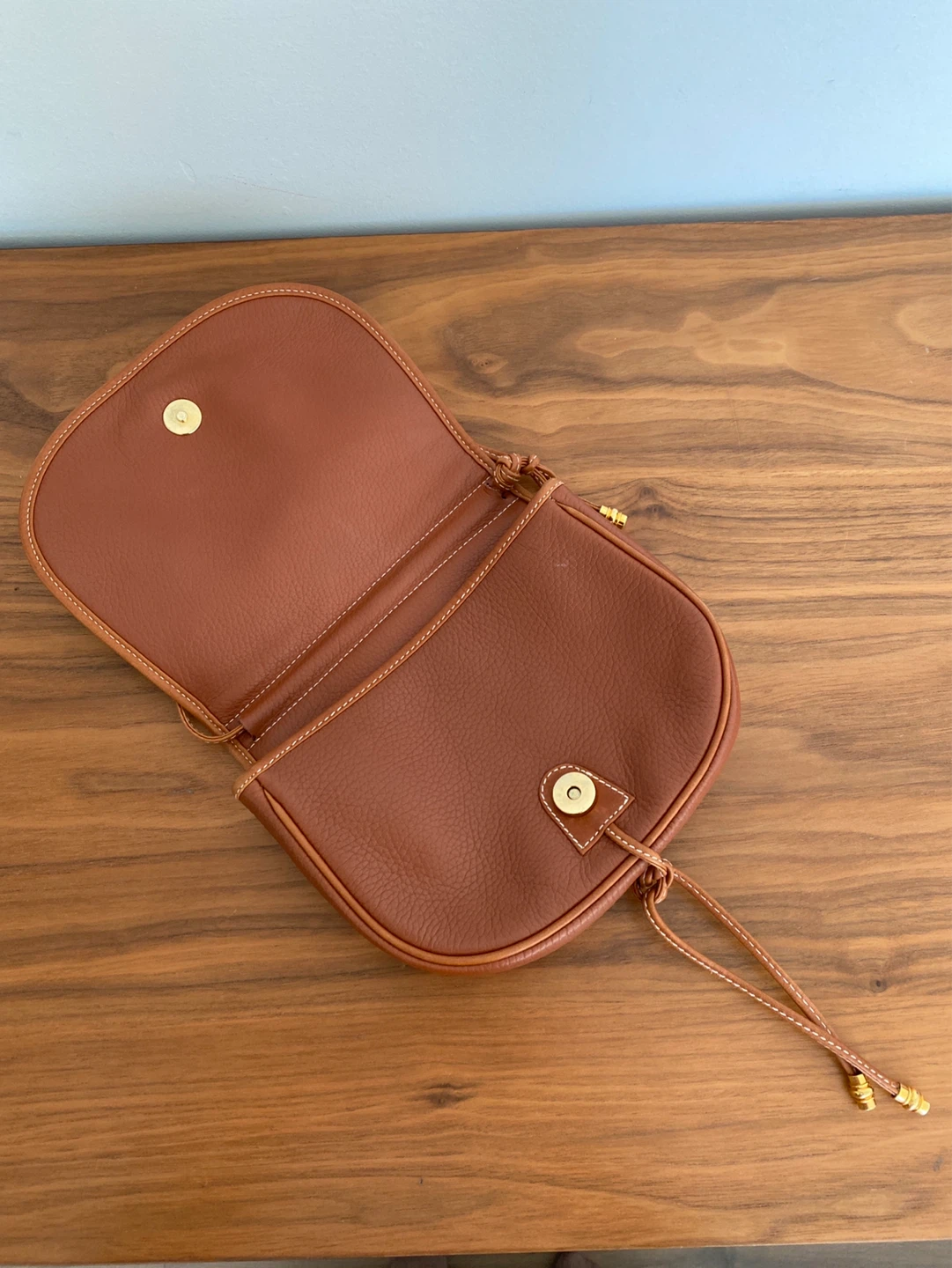 Brown Leather Shoulder Bag - photo 5