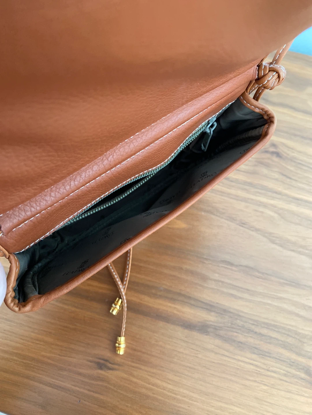 Brown Leather Shoulder Bag - photo 5