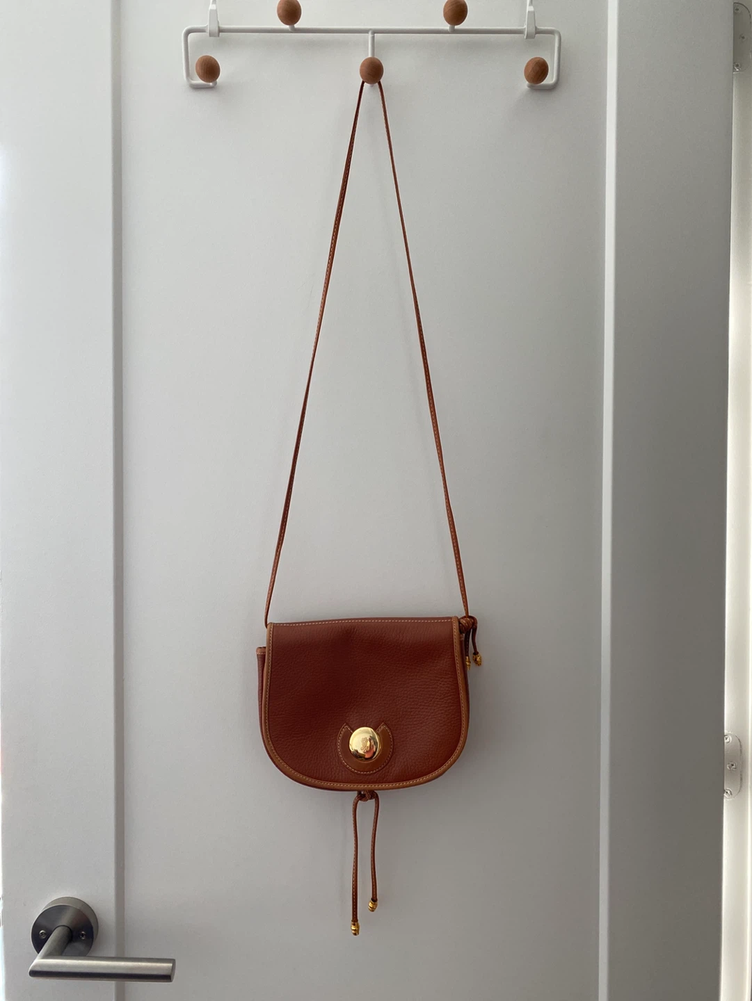Brown Leather Shoulder Bag