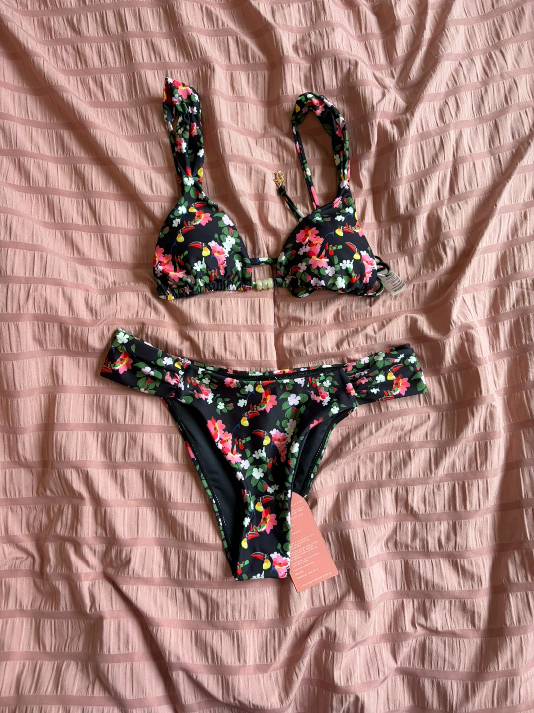 Escape to Paradise Floral Bikini Set - Size Small