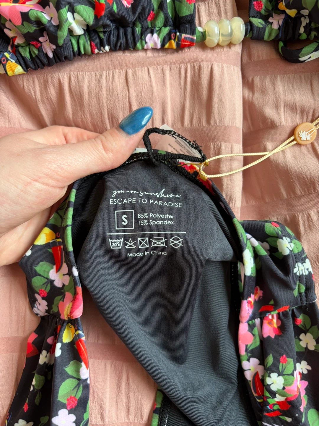 Escape to Paradise Floral Bikini Set - Size Small - photo 5