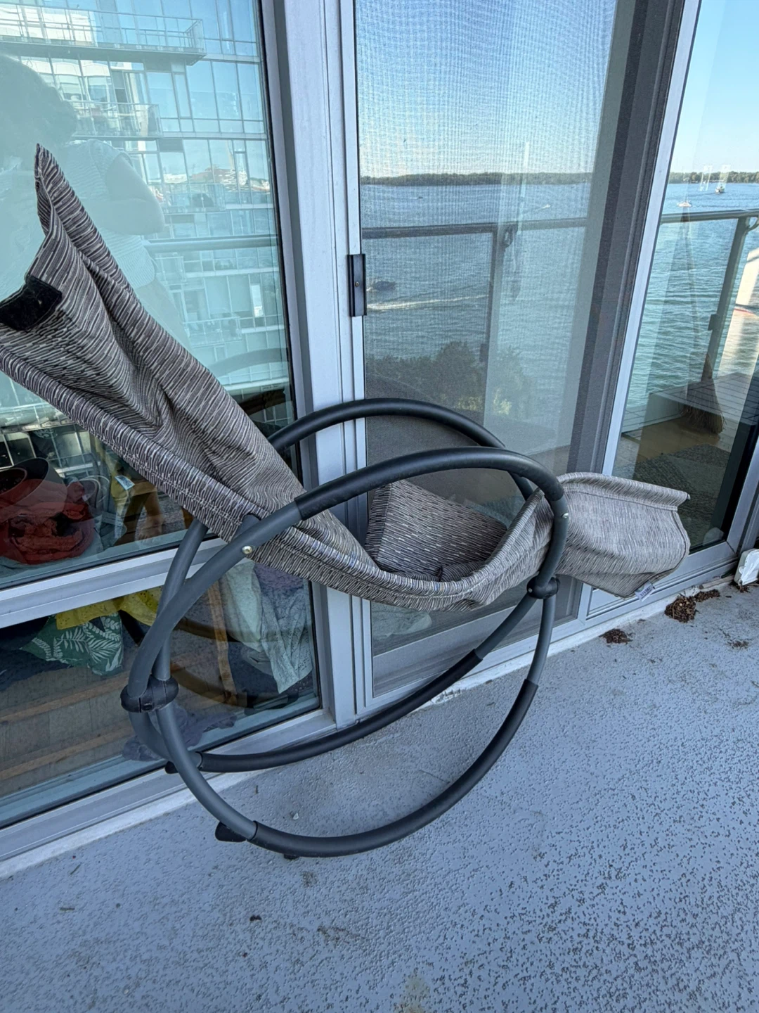Outdoor Chaise Lounge Rocking Chair - photo 2