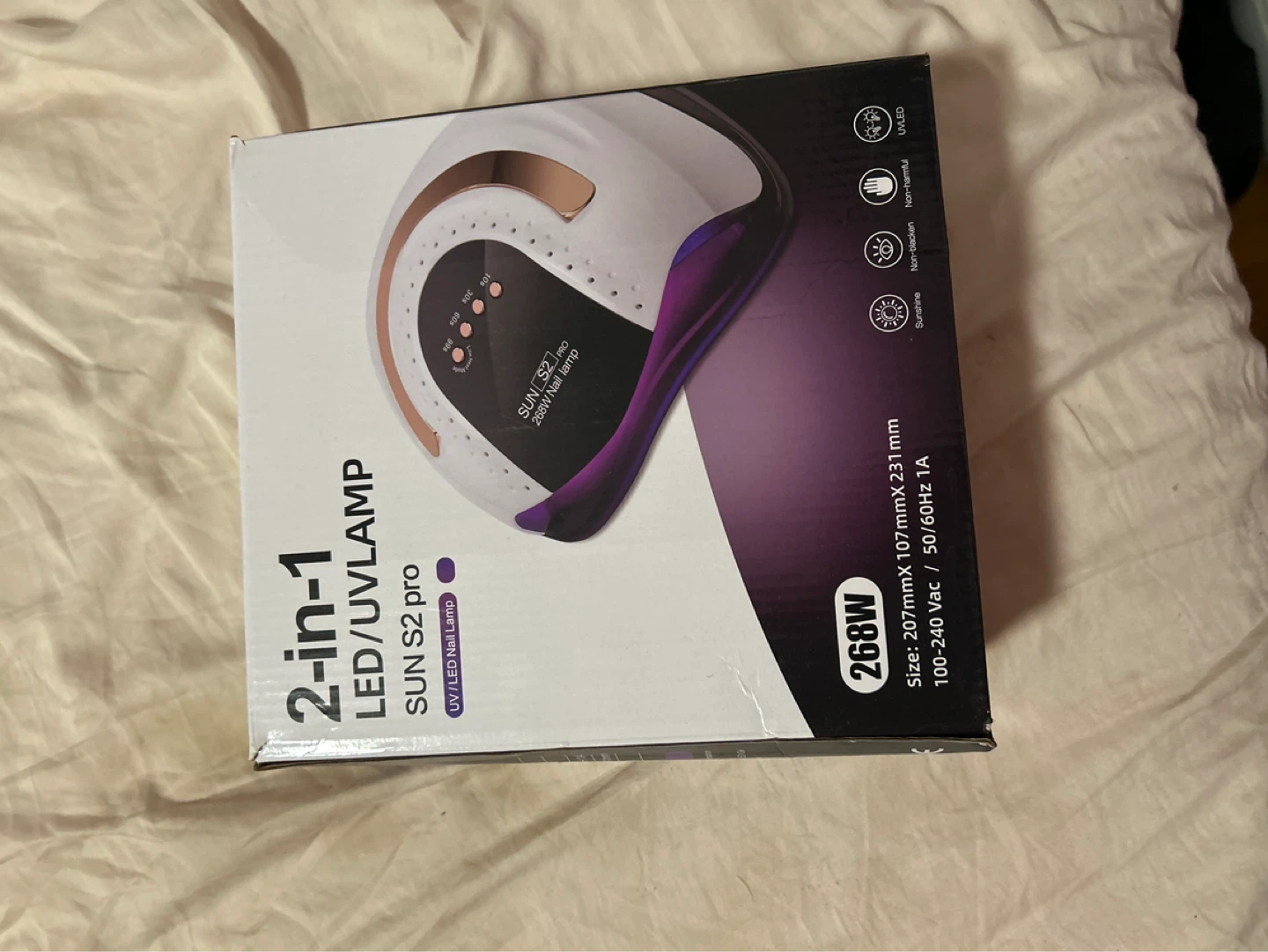 SUN UV/LED Nail Lamp S2 Pro 268W