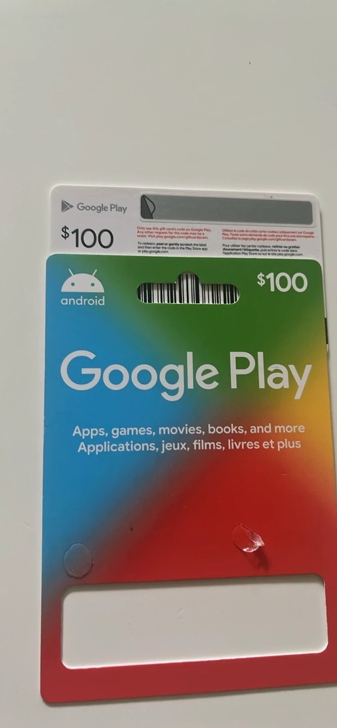 $100 Google Play Gift Card - photo 2
