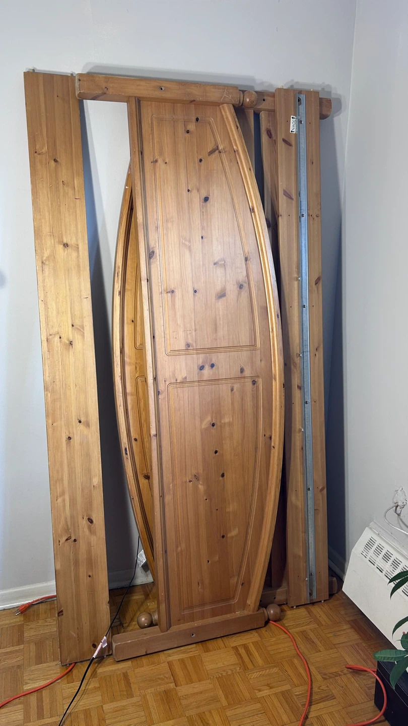 Wooden king Bed Frame Parts - photo 2