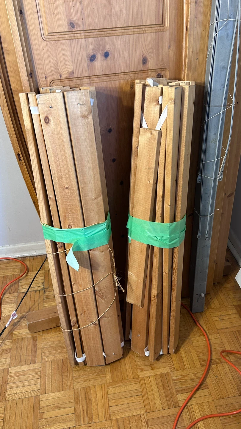 Wooden king Bed Frame Parts - photo 4