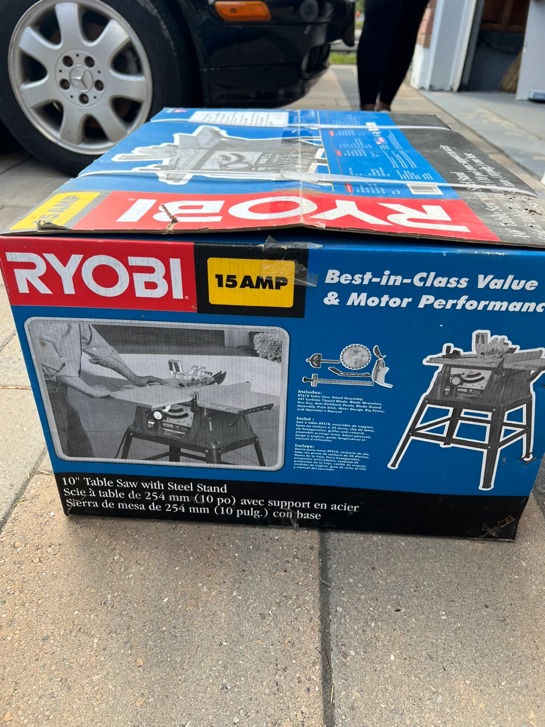 Ryobi 10" Table Saw with Steel Stand - photo 3