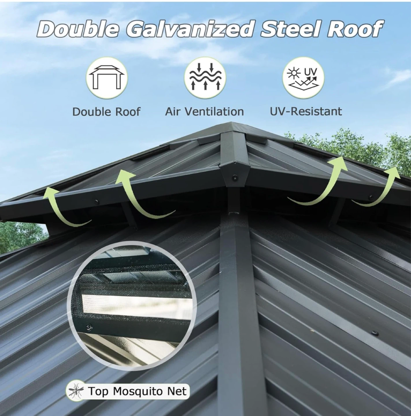 Brand new Domi 10x10 FT Hardtop Gazebo - photo 5