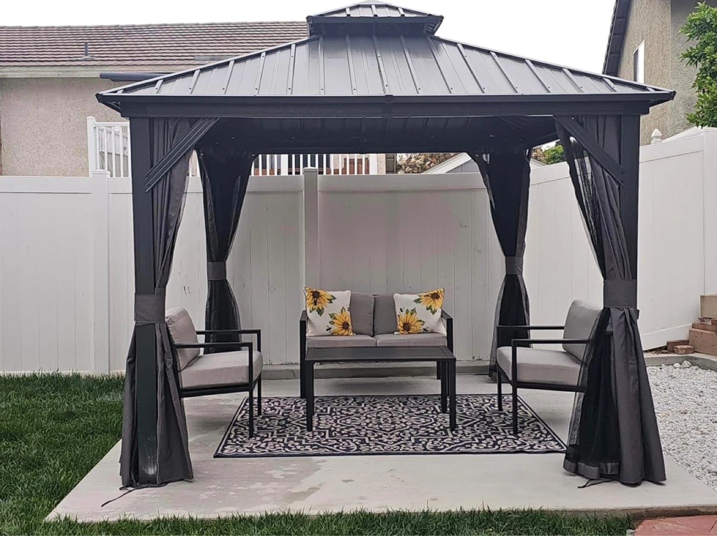 Brand new Domi 10x10 FT Hardtop Gazebo - photo 3