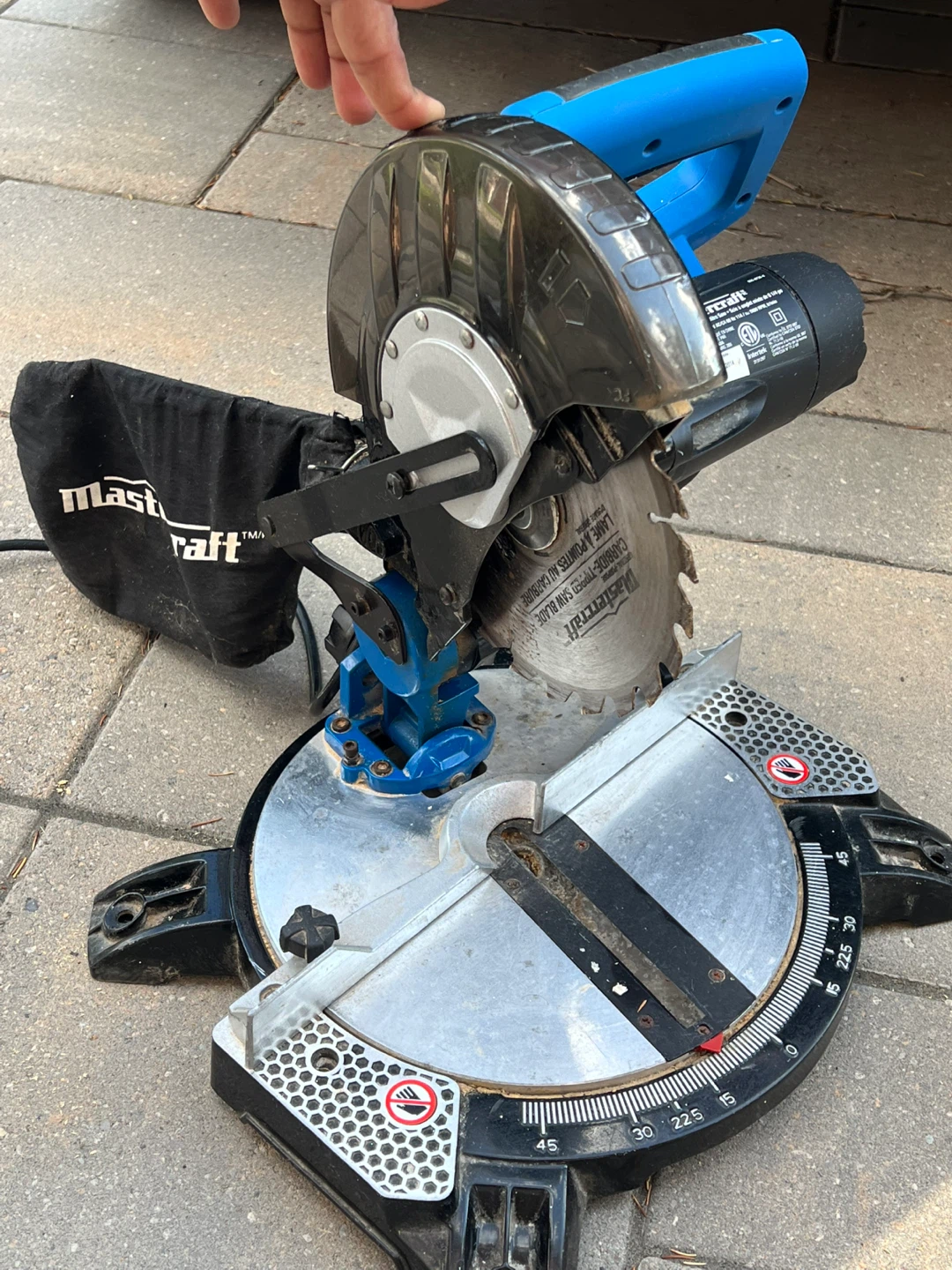 Mastercraft Miter Saw with Dust Bag