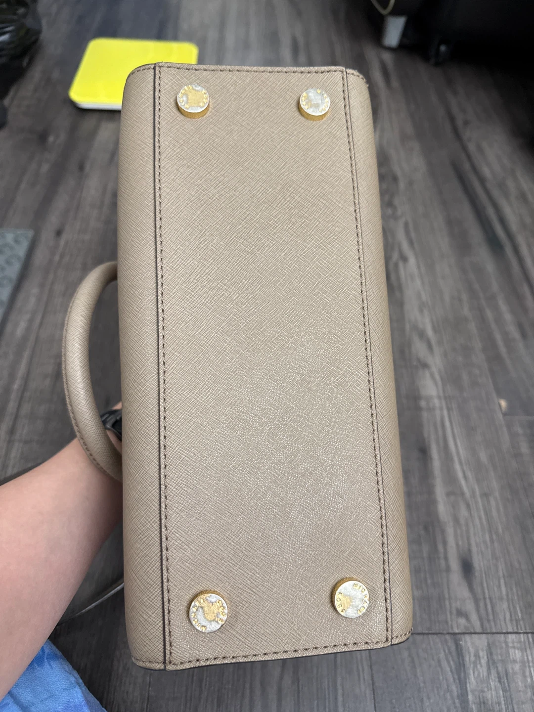 Michael Kors Taupe Leather Satchel Handbag - photo 2