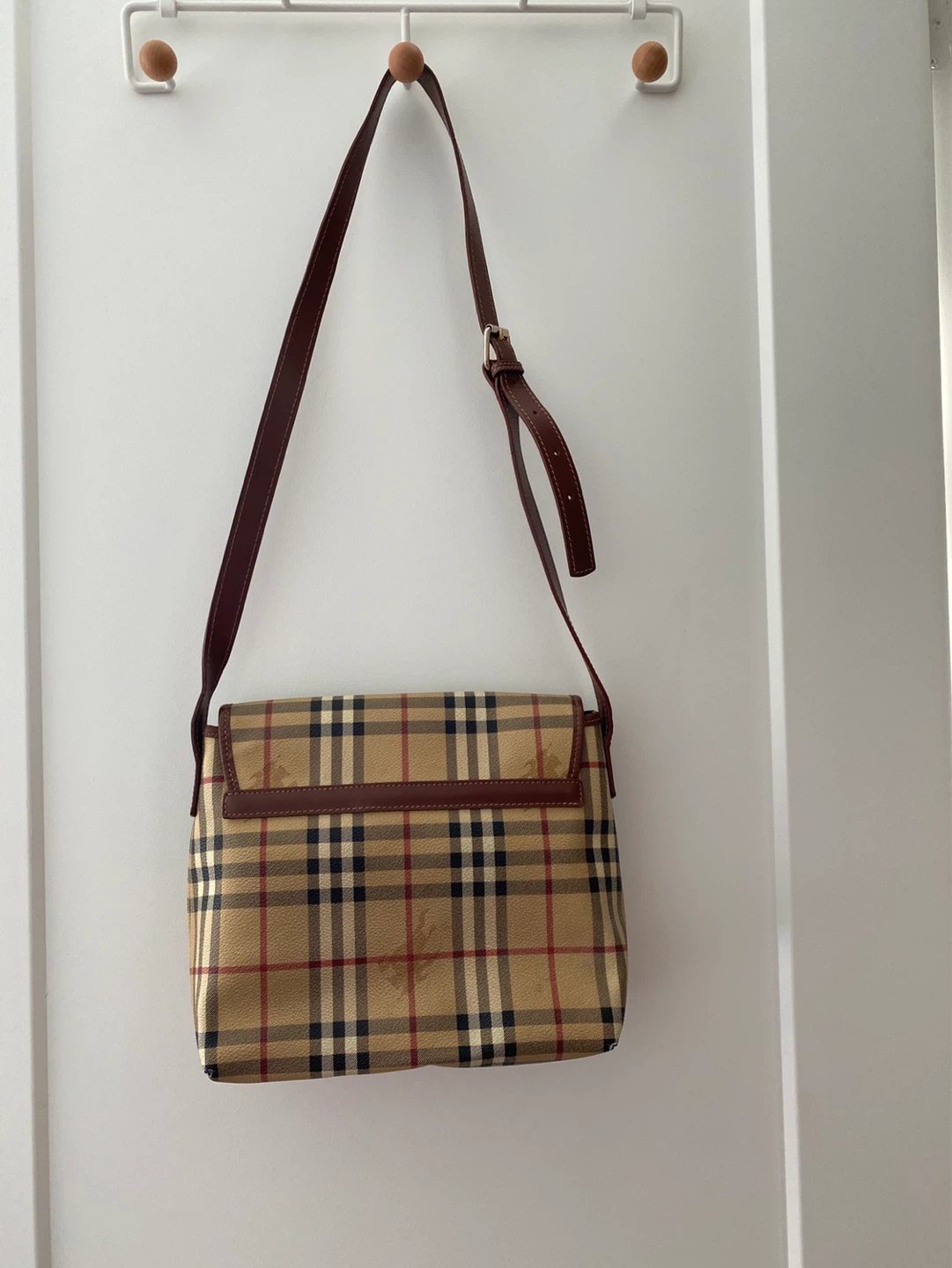 Burberry Nova Check Leather Trim Crossbody Bag - photo 2