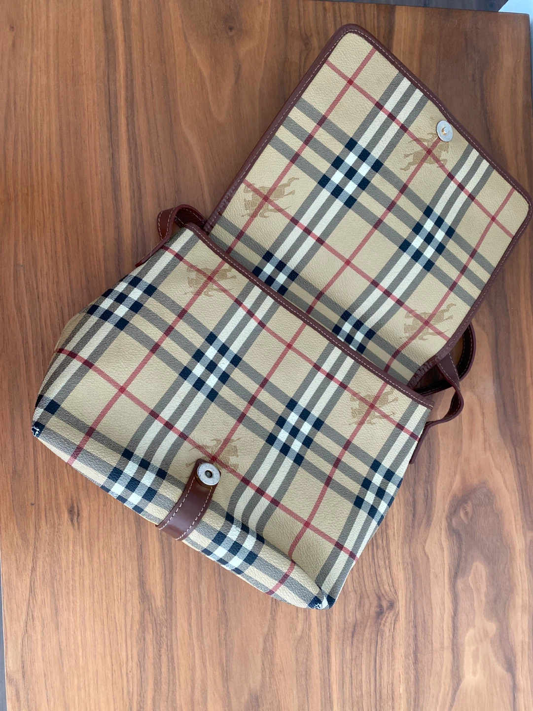 Burberry Nova Check Leather Trim Crossbody Bag - photo 4