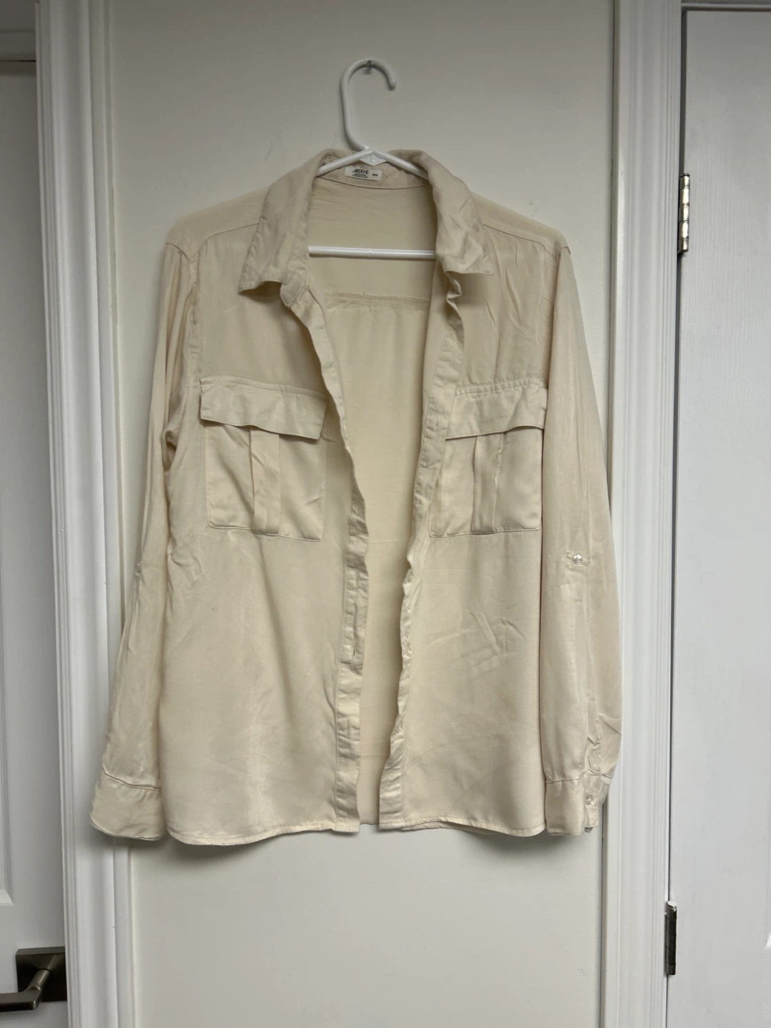 Ardene Cream Button-Up Shirt