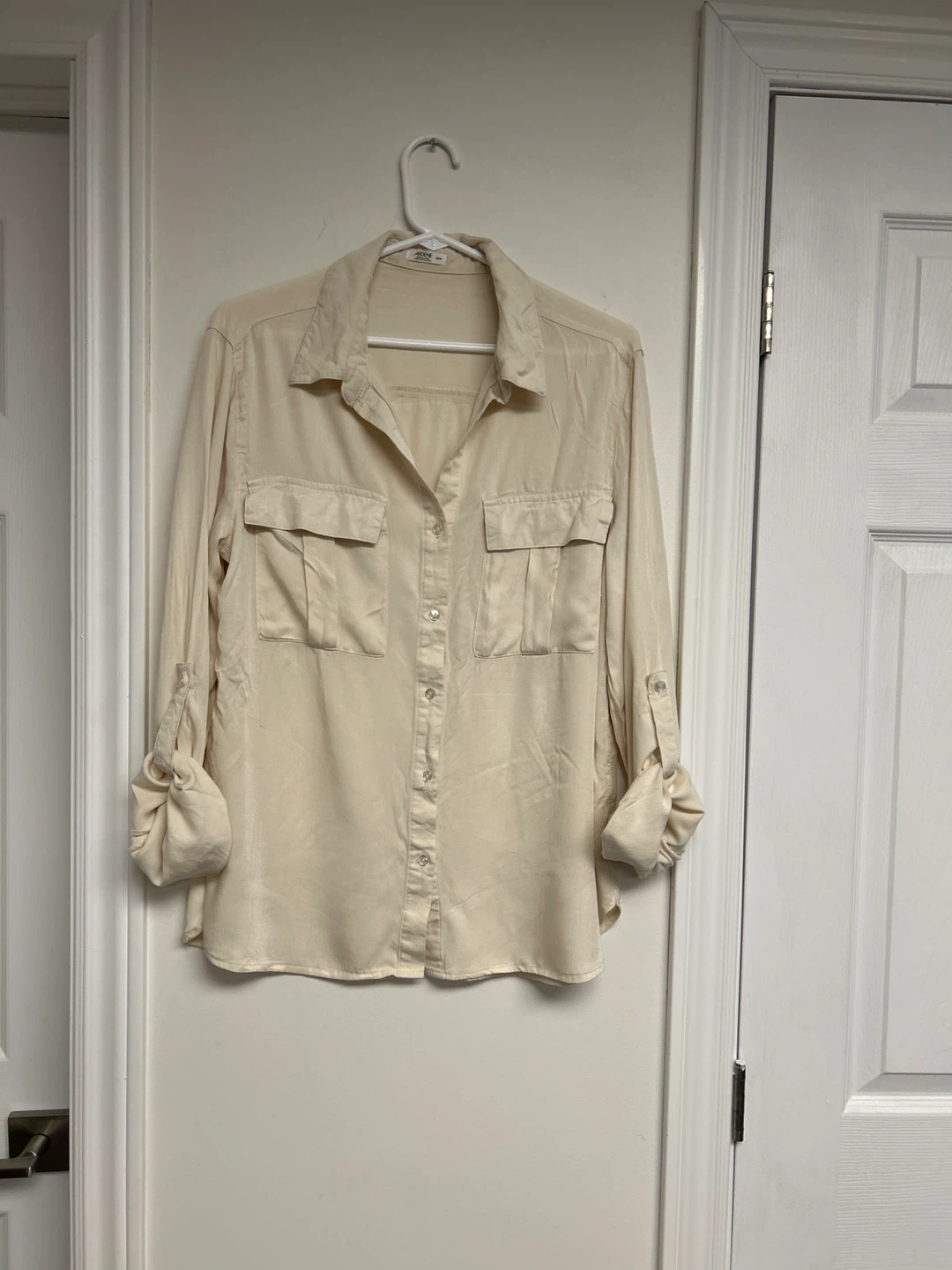 Ardene Cream Button-Up Shirt - photo 5
