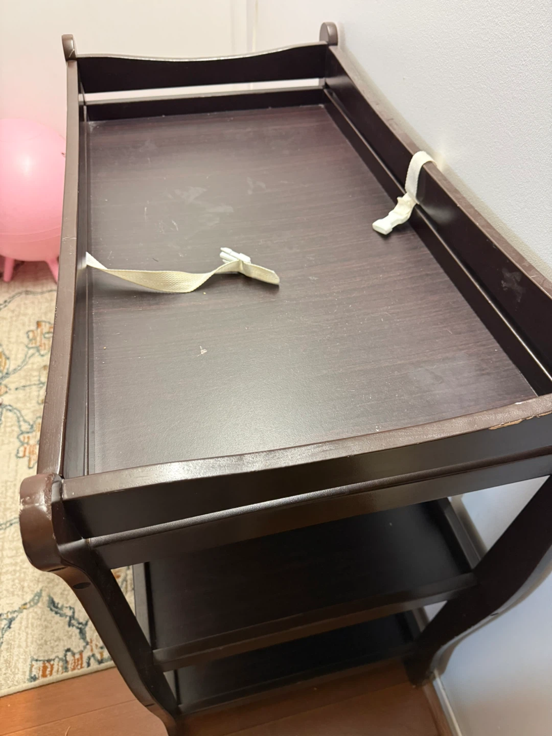 Dark Wood Baby Changing Station - photo 2