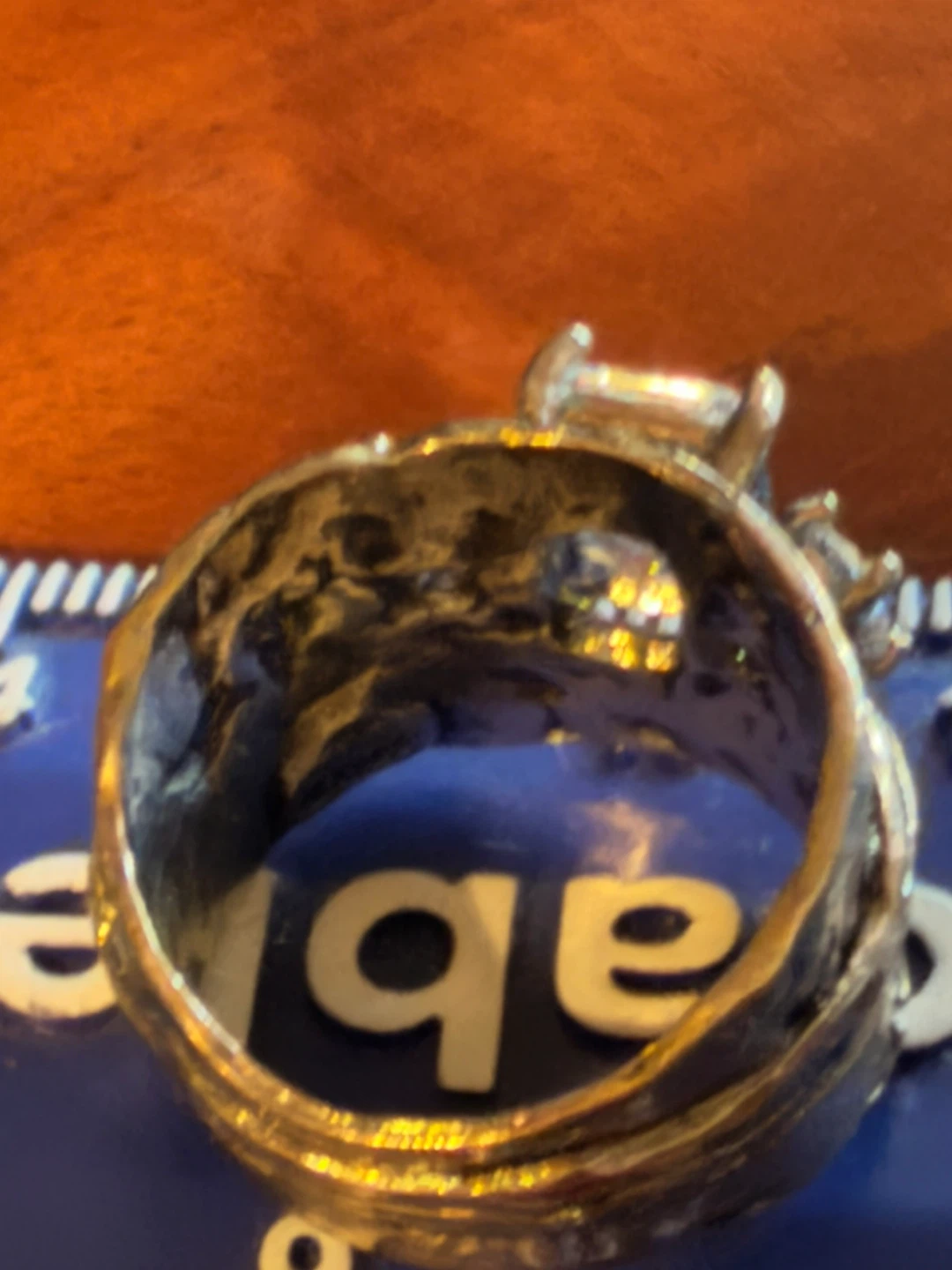 Statement Silver Ring with Large CZ - photo 5