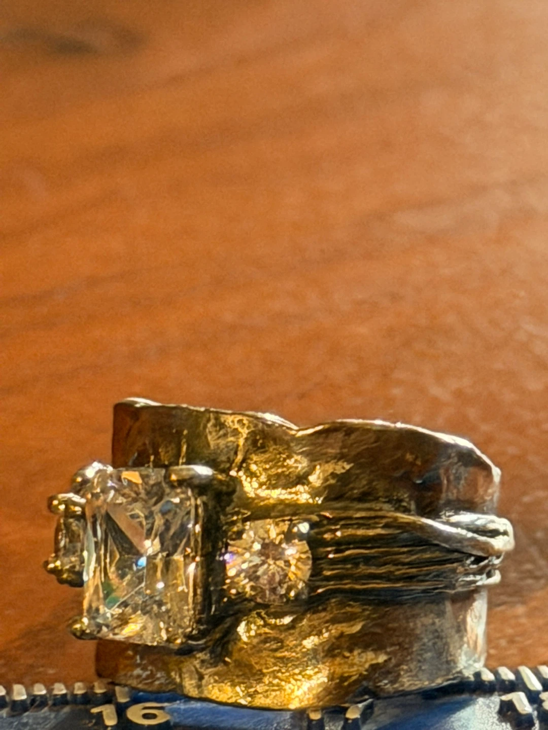 Statement Silver Ring with Large CZ - photo 2