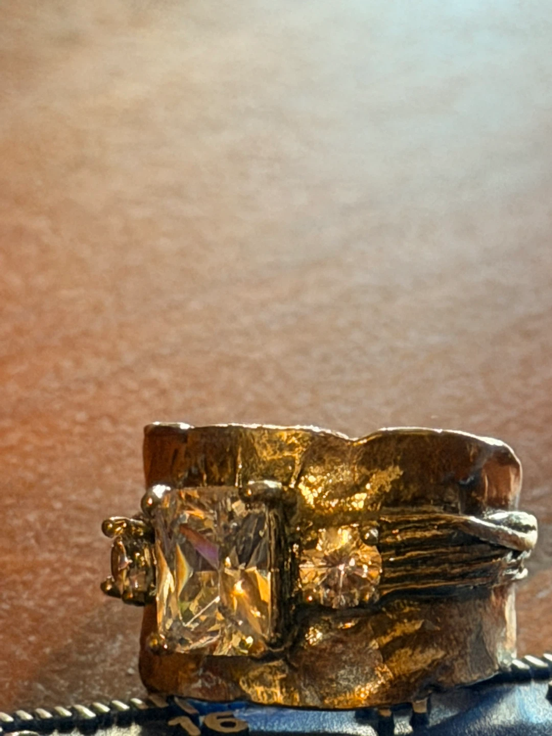 Statement Silver Ring with Large CZ - photo 3