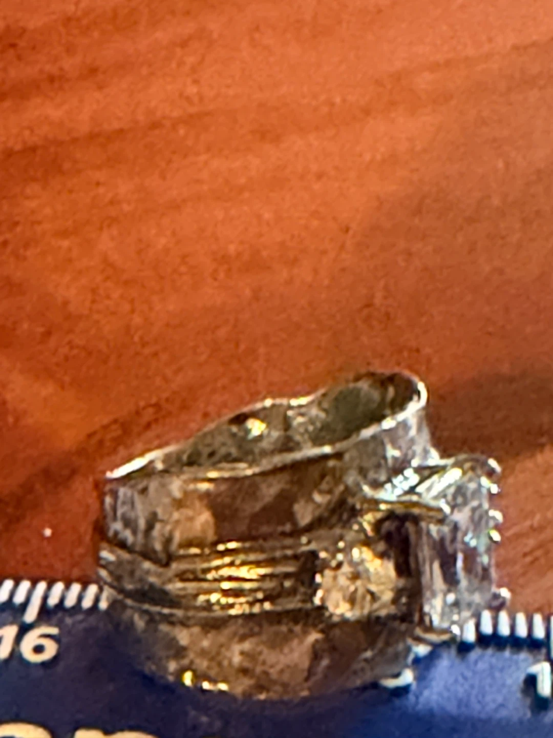 Statement Silver Ring with Large CZ - photo 4