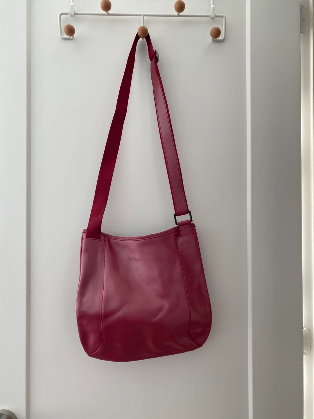 Longchamp Red Leather Shoulder Bag - photo 2