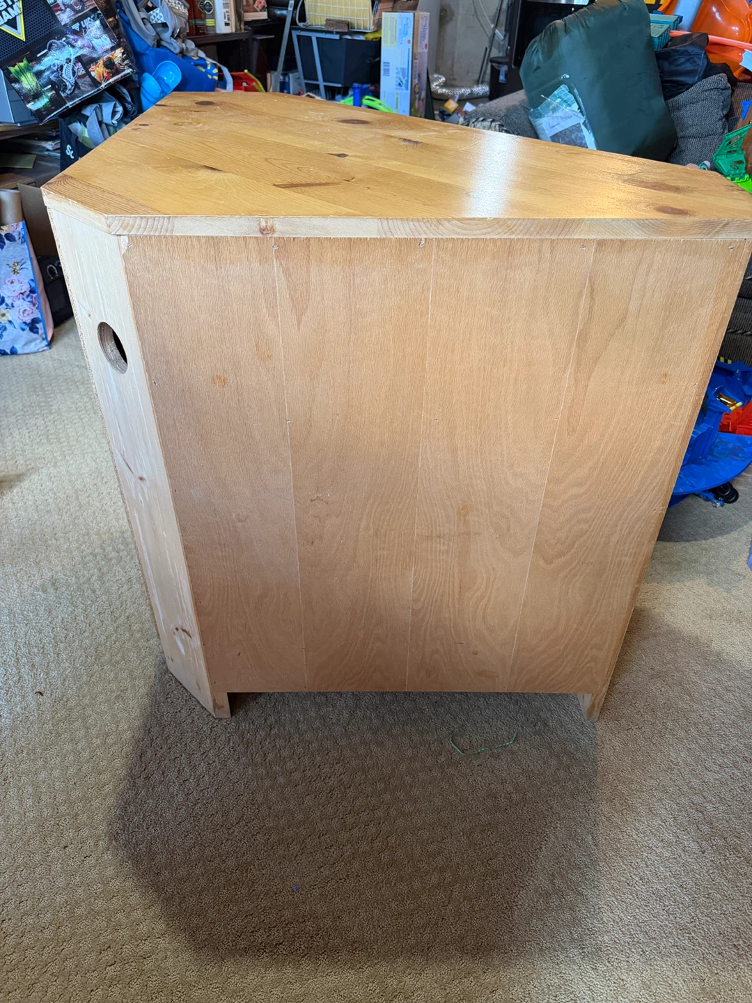 Wooden Corner TV Stand - photo 5