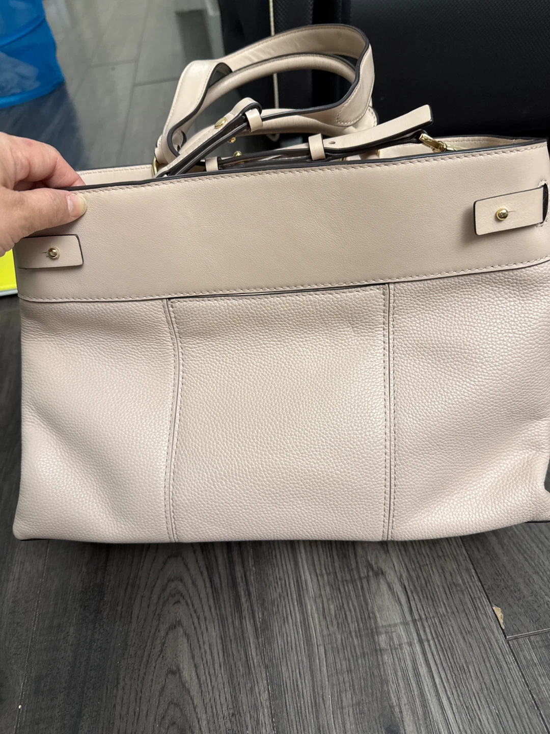 Michael Kors Beige Leather Satchel Handbag - photo 3