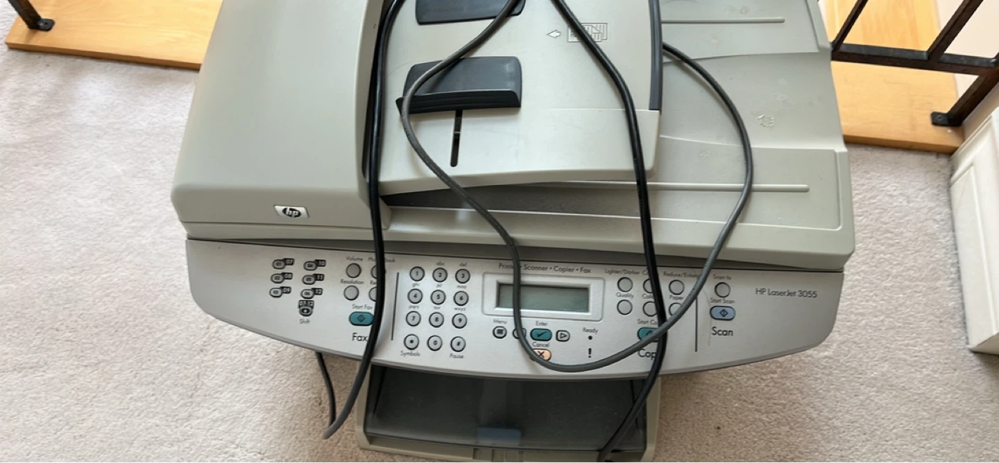 HP LaserJet 3055 All-in-One Printer Scanner Copier Fax